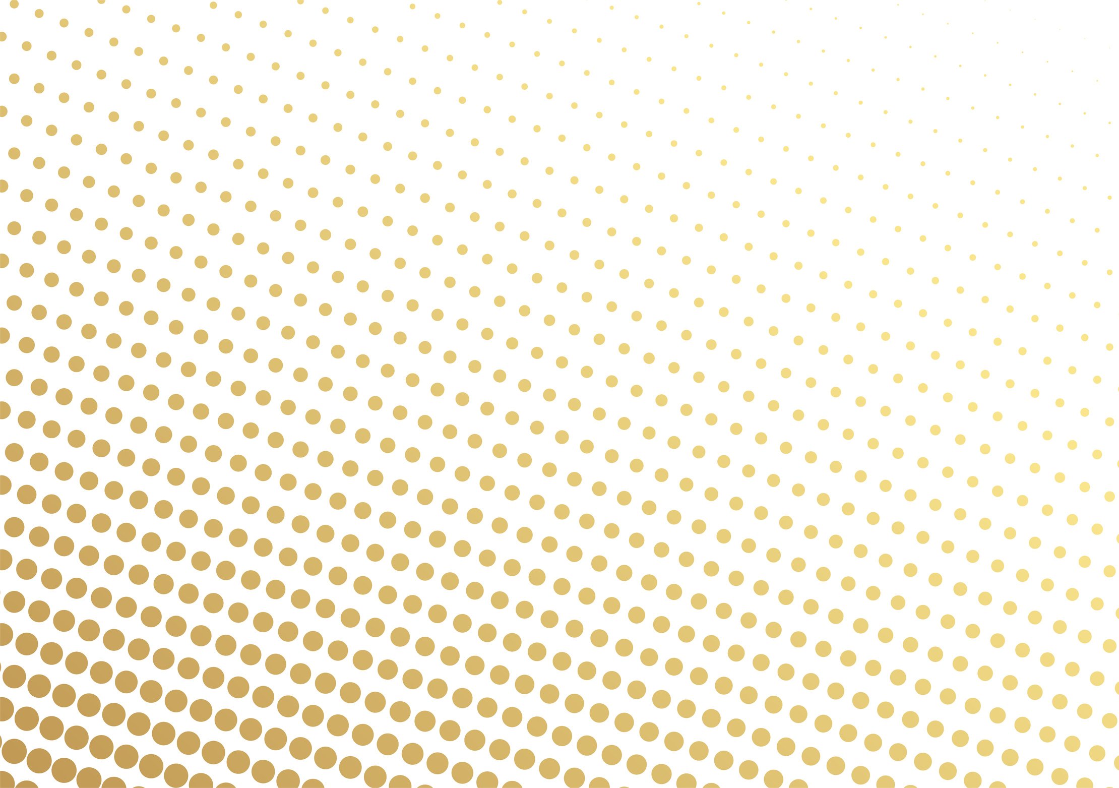 Gold Polk Dots Background